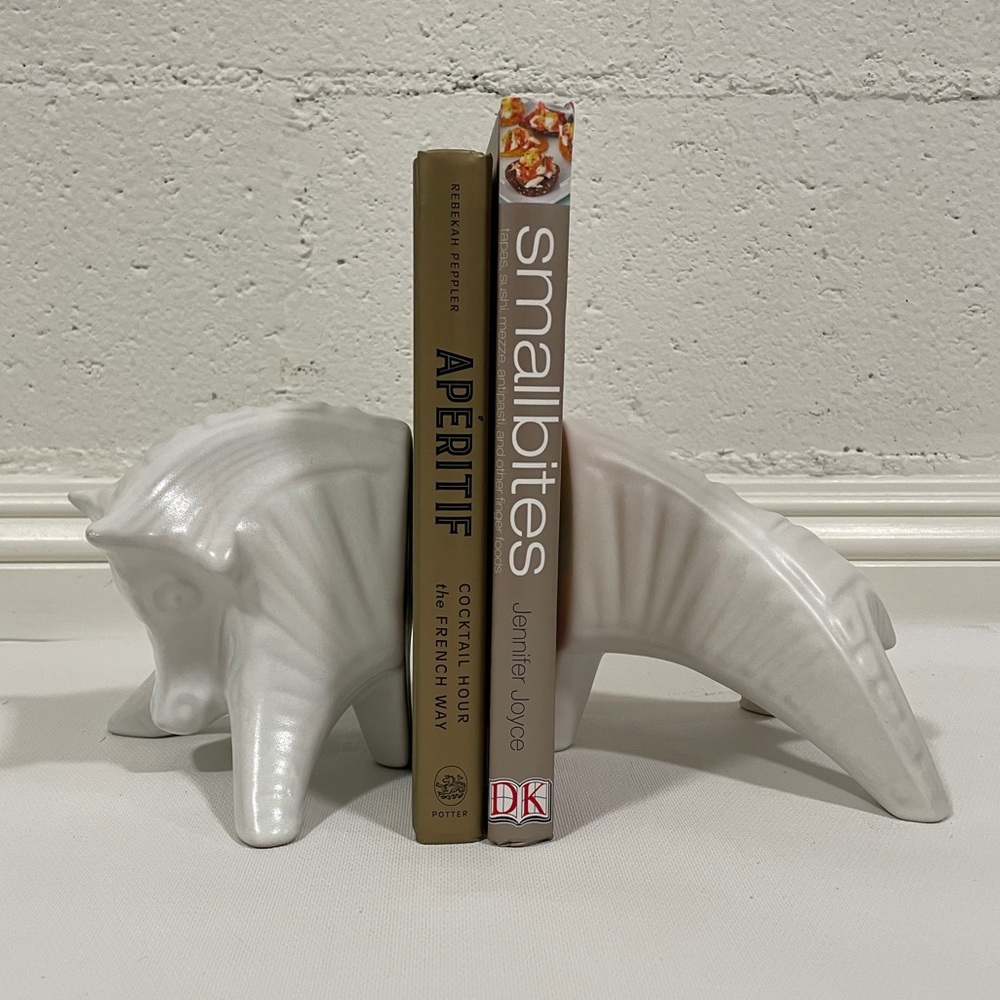 Jonathan Adler Charging Bull Bookends